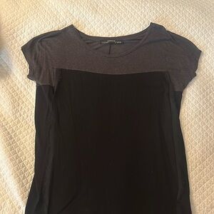 Black/Grey color block AllSaints tee
